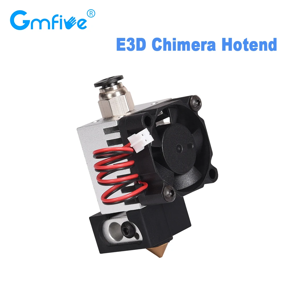 

GmFive E3D Chimera Hotend 12/24V J-head Bowden Extruder Kits MK8 Nozzle Chimera PIPE for 3D Printer Parts E3D Hotend Upgrade