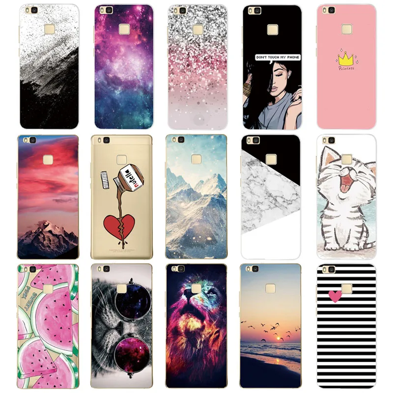 

For Cover Huawei P9 Lite Case Cute Animal Silicon Soft TPU for Funda Huawei P9 Lite Case 2016 P9 P9Lite Phone Back Cases