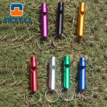 Bump очень большой алюминиевый сплав свисток выживания Открытый спасательный da kou Шао тренировочный свисток Высокая децибел AT7609