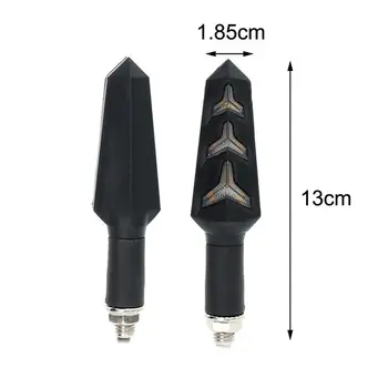 

Motorcycle Indicators Lights​ LED Flowing Turn Signal Blinker Smoke 12V