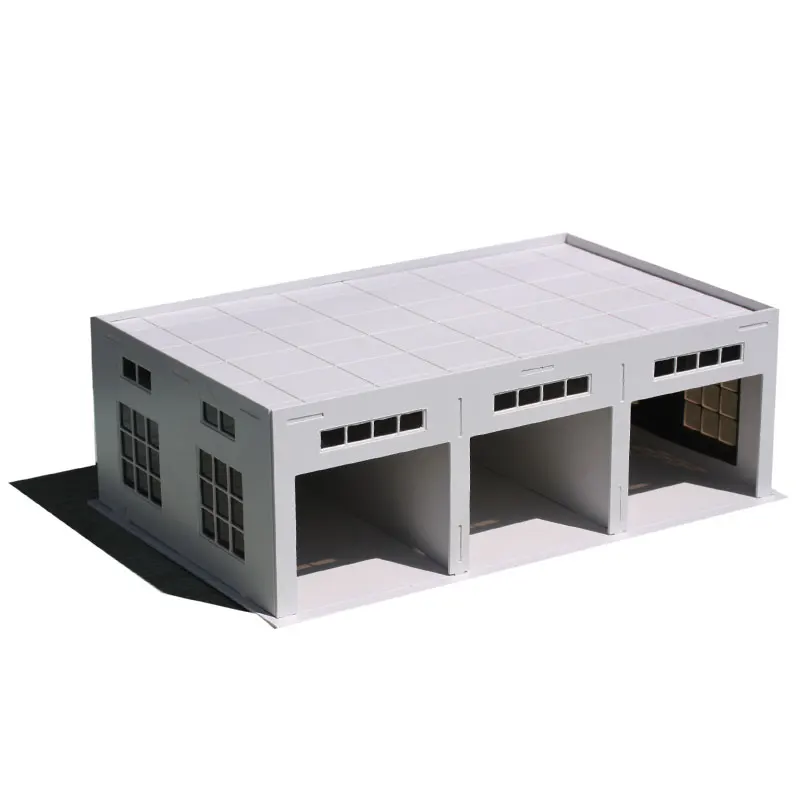  miniature Tank Warehouse Warehouse Workshop Sand table model Pendant Plastic assembly 1:150/100/87/