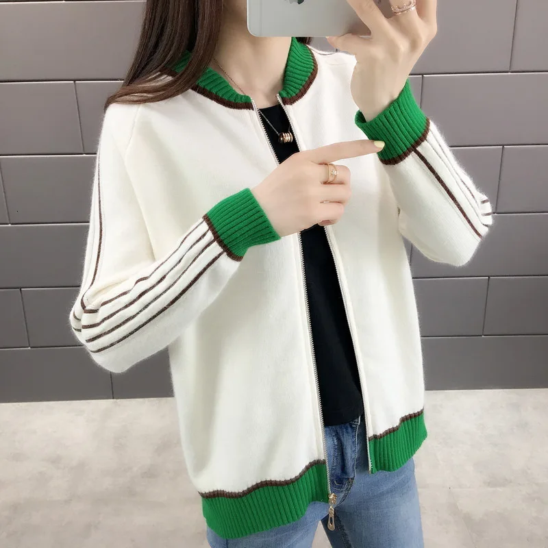 

New Collection 2019 Winter Women Rits Vest Trui Tweed Used Jas High Quality Female Concentration Trui Pull Femme