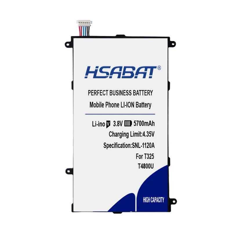 HSABAT T4800U T4800E 5700 мАч батарея для samsung Galaxy Tab Pro 8,4 в SM-T321 T325 T320 T321 планшетный ПК в пределах номера отслеживания