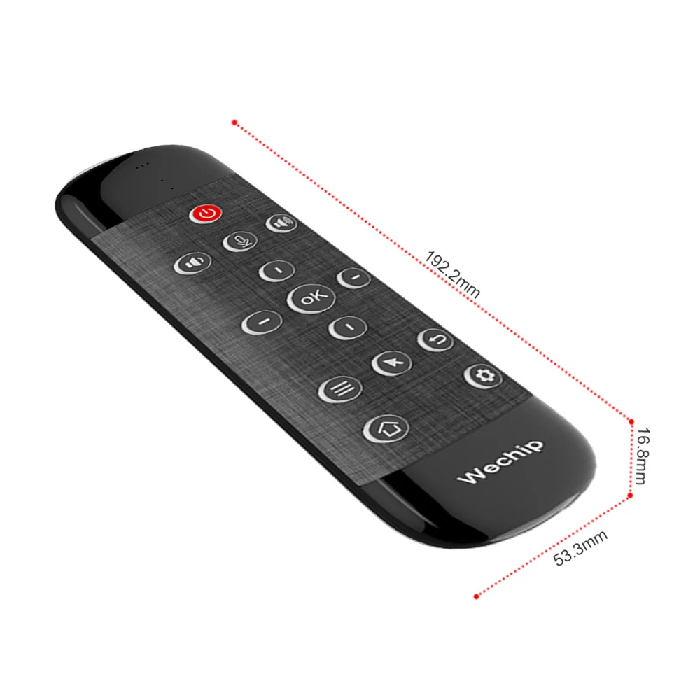 Wechip W2 Pro Air Mouse голосовой пульт дистанционного управления микрофон 2 4G