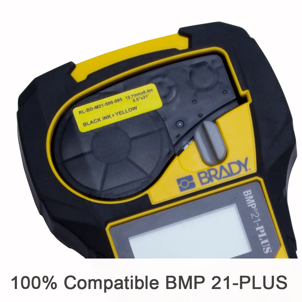 Unismar M21 500 595 YL Высокой адгезии виниловая лента совместима с Brady BMP21 Plus IDPAL