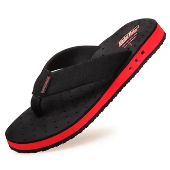 

Summer Slides Men Beach Tide Slippers Men Non-slip Cool Flip-Flops Breathable Thick-soled Sandals Men Slides Slippers Toe Sandal