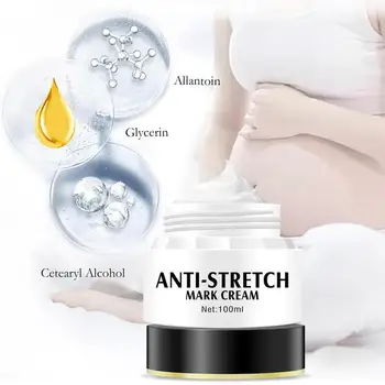 

Natural Mild Non-irritating Stretch Mark Cream For Pregnancy Repair Scar Slack Line Abdomen Postpartum Care 100ml