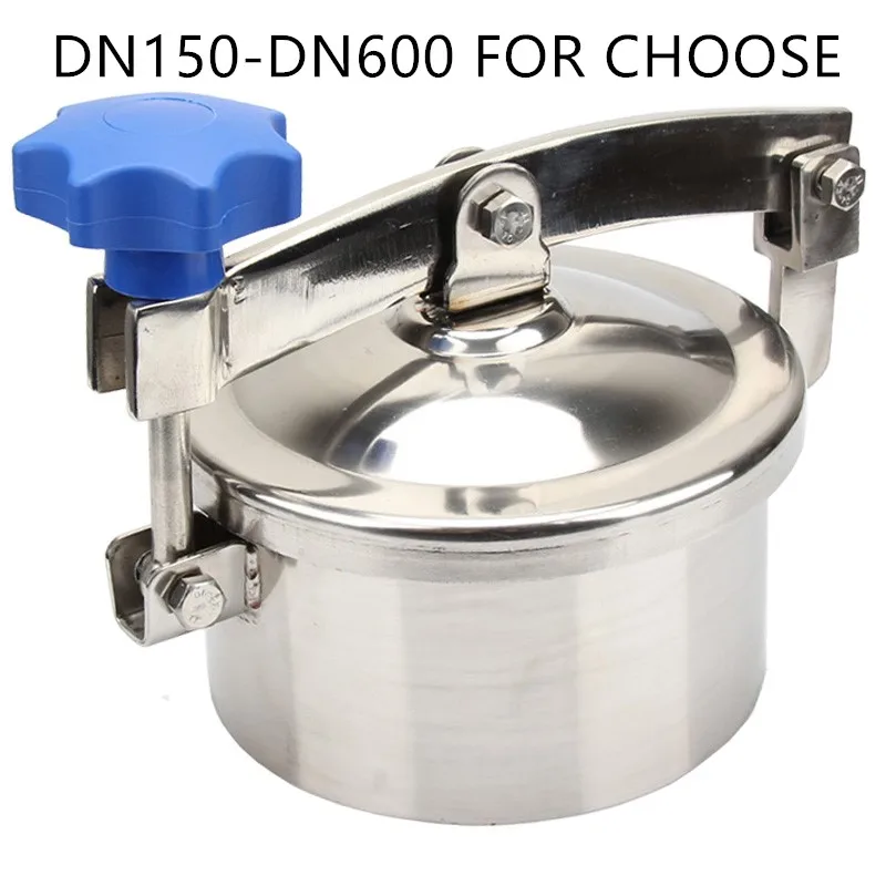 DN150-DN600 Non-pressure Round Manhole Cover SS304 Stainless Steel Sanitary Manway Door | Обустройство дома