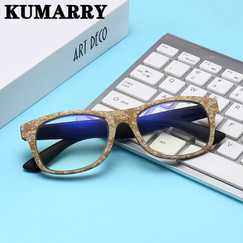 KUMARRY, новинка, классические очки для чтения, для мужчин/женщин, анти-синий светильник, компьютер, близорукие очки, диоптер 1,0+ 1,5+ 2,0+ 2,5+ 3,0+ 3,5+ 4,0