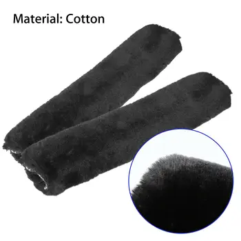 

2x RV Camper Trailer Bus Warm Plush Shoulder Seat Belt Cover Car Safety Belt Shoulder Protector Winter Car Accessories Universal