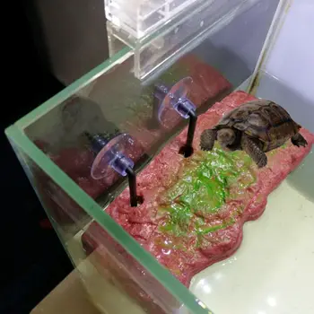 

Pet Turtle Drying Back Board Sucking Aquarium Fish Tank Automatic Floating Island Deck Aquarium Decoration C42