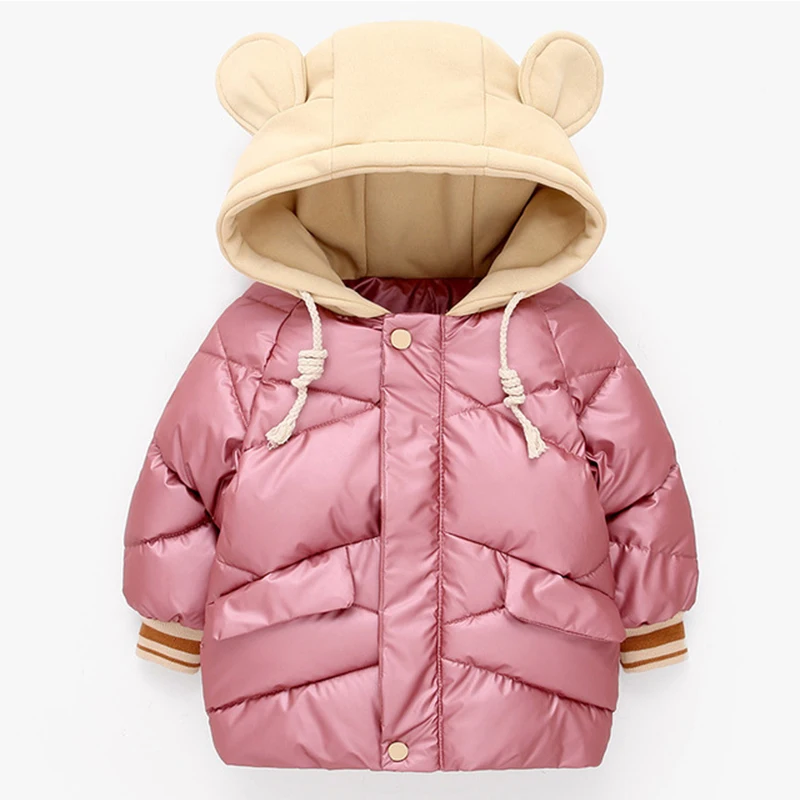 2019 зимняя детская одежда для мальчиков и девочек толстый теплый пуховик с