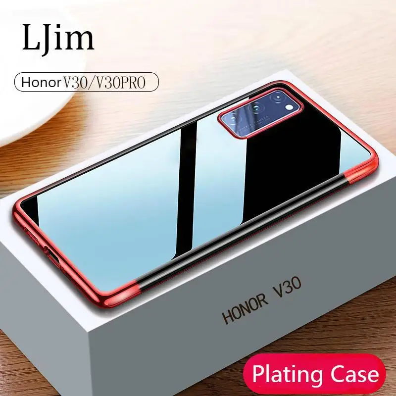 Laser Plating Luxury TPU Soft Clear Cover Case for Huawai P20 P30 Lite Pro enjoy 10 Plus Mate 30 Honor V30 9X 20 Play 3 |