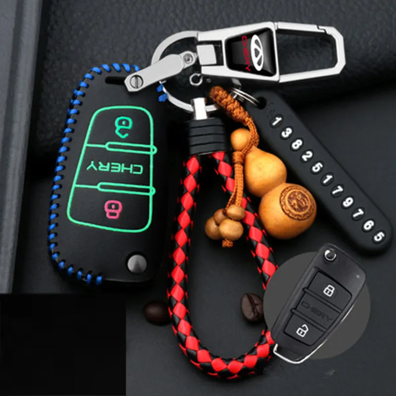 Для Chery Tiggo 3, Tiggo3, чехол для дистанционного ключа автомобиля