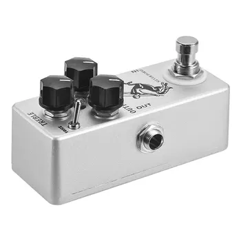 

MOSKY Silver Horse Riot Distortion Single Guitar Effect Pedal True Bypass 12*7*7CM Mini Guitar Accessories