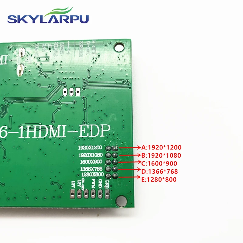 Skylarpu 30 pinos edp lcd controlador driver