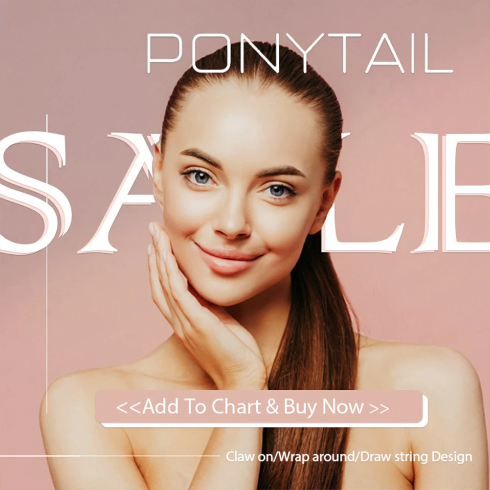 S-noilite Syntheitc Big Grab Ponytail Hair Extension Claw Clip In Ponytail Extension Hair Fake Hairpiece For Women Daily Party