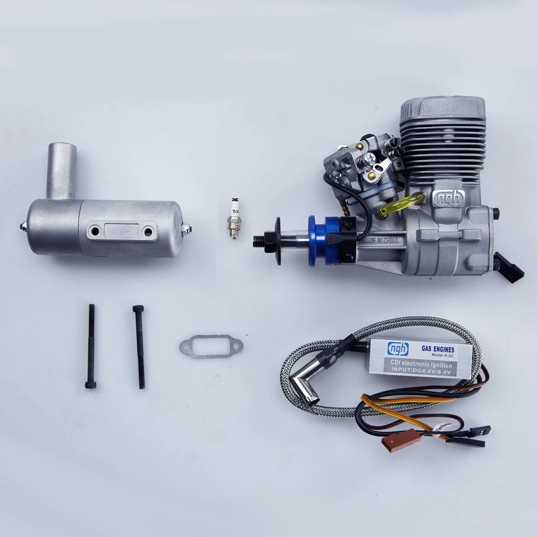 Ngh GT17 17cc одноцилиндровый двухтактный бензиновый двигатель с воздушным охлаждением для самолетов Rotorcraft с фиксированным крылом