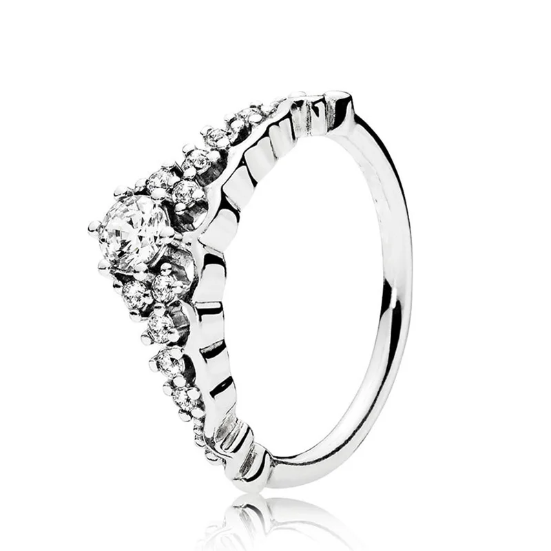 Модное серебряное кольцо с изображением Микки и Минни, кольца на палец с кристаллами, изящные кольца для женщин, свадебный подарок на Рождество