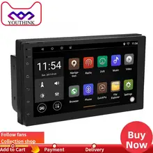 " wifi автомобильный Радио MP3 плеер Handfree стерео Мультимедиа MP5 плеер 1+ 16G смартфон соединение для IOS