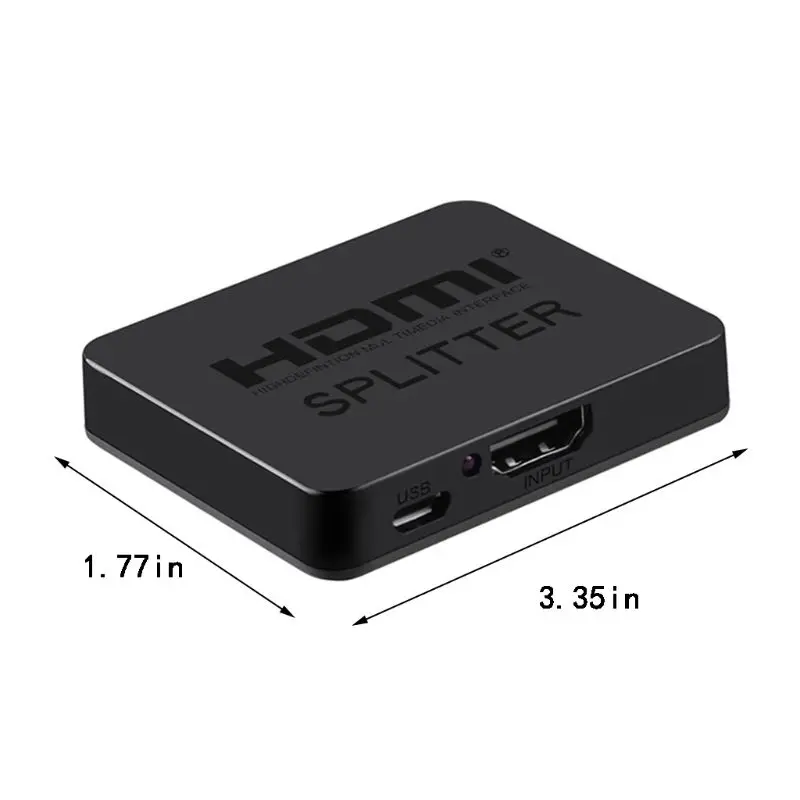1 комплект Full HD 4K HDMI сплиттер 1X2 3D 1080P 2 порта повторитель усилитель концентратор устройство