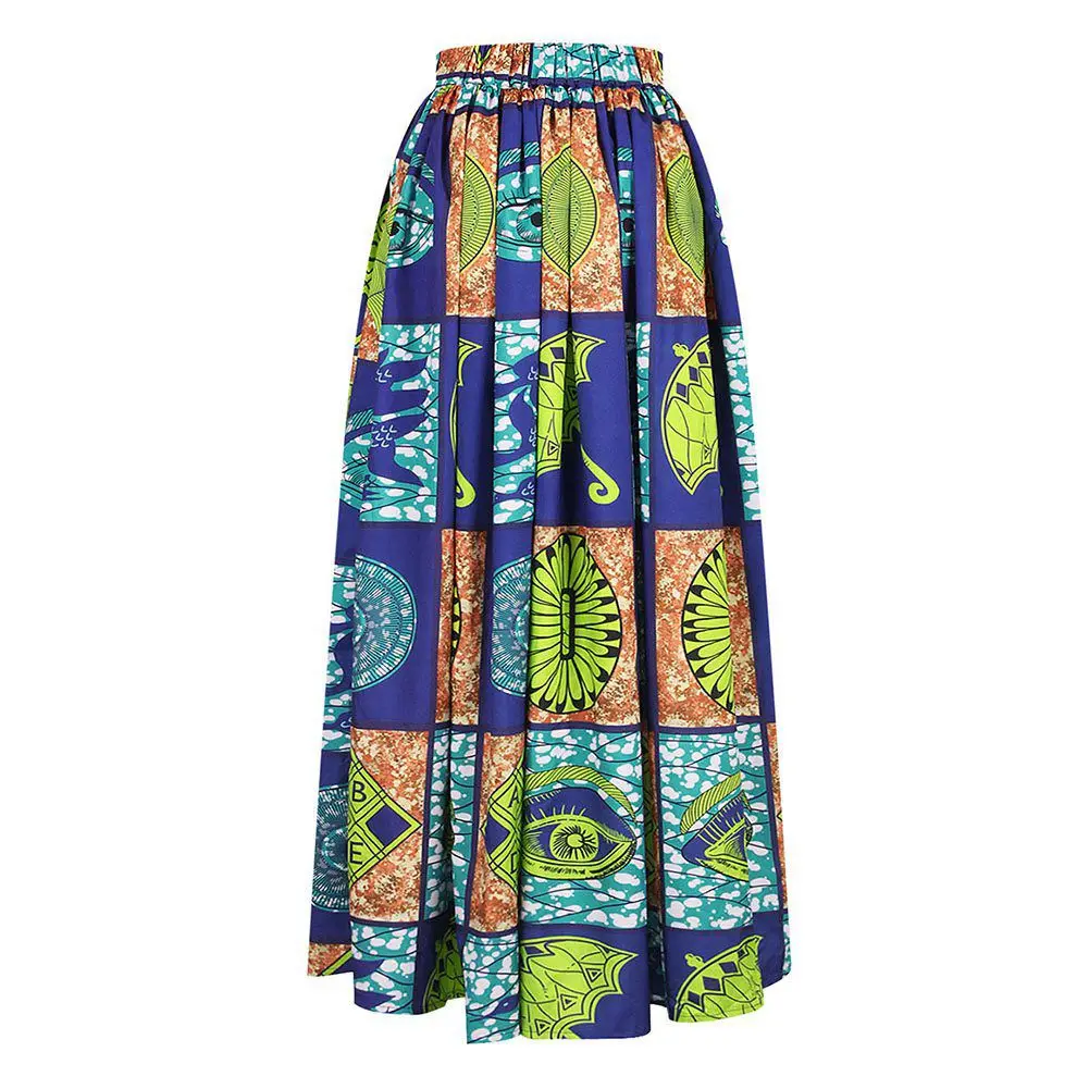 Fadzeco африканские платья для женщин топ dashiki и юбка 1 комплект цветочный принт Анкара с открытыми плечами сексуальные платья африканская одежда