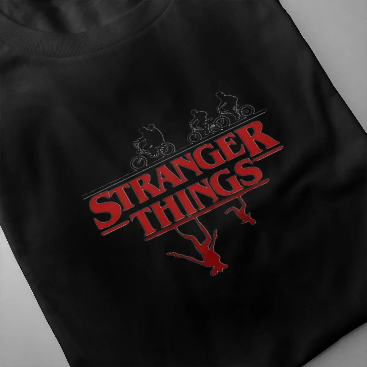 100% cotton Stranger Things Text print casual mens o-neck t shirts fashion Men's Short Sleeve T-shirt 100% cotton Stranger Things Text print casual mens o-neck t shirts fashion Men's Short Sleeve T-shirt