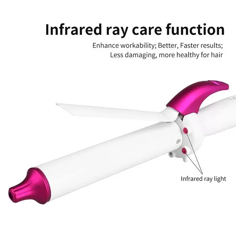 Щипцы для завивки волос профессиональная плойка гофре вращающаяся палочка волн