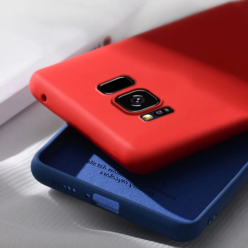 Высококачественный чехол для samsung S8, мягкий силиконовый чехол для samsung Galaxy S8 Plus, чехол для Galaxy S8 S8+ задняя крышка