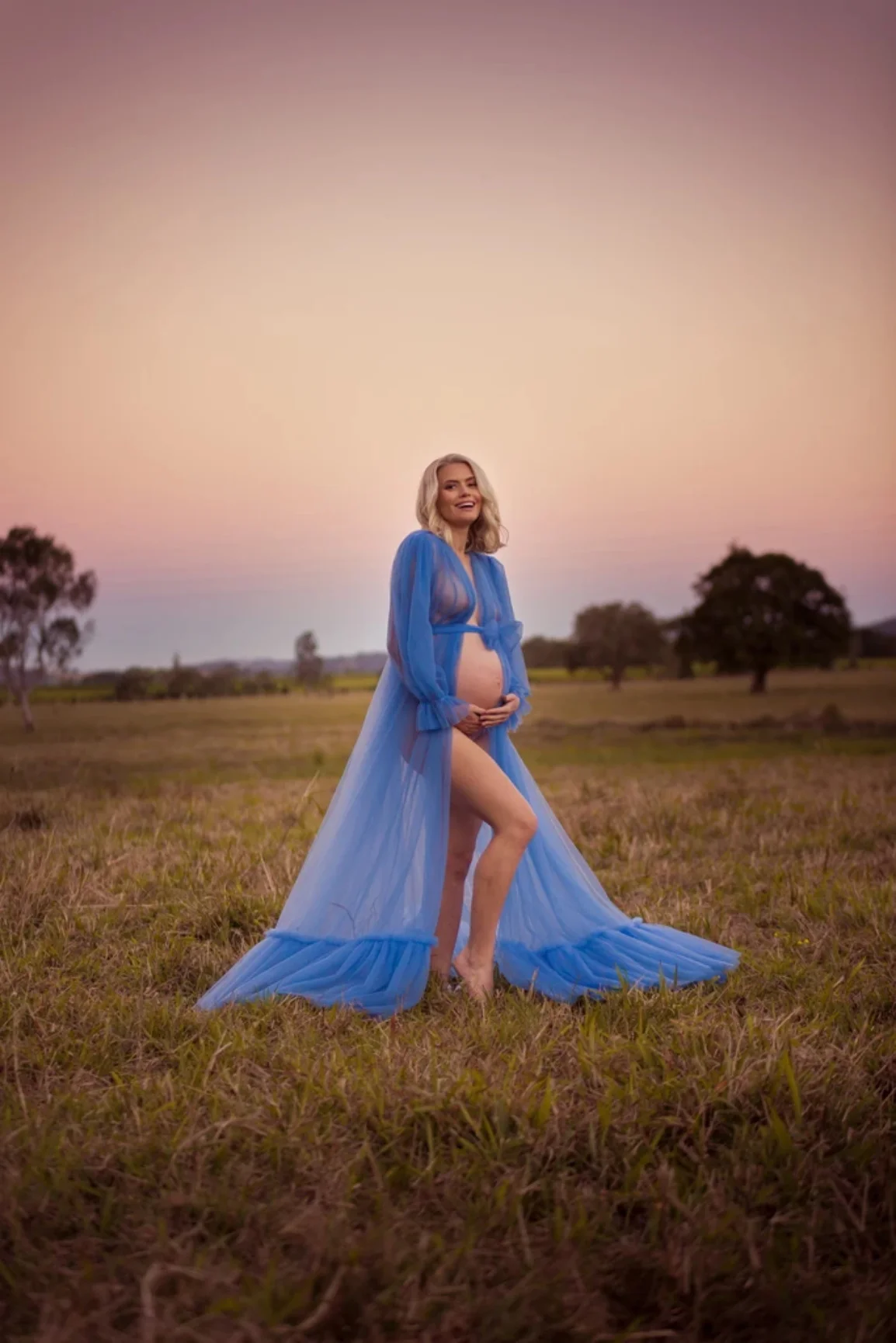 Sexy Illusion Maternity Gowns for 