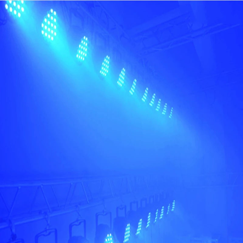54 Вт par light RGBW светодиодный плоский круглое светодиодное Освещение DJ can club свет бар