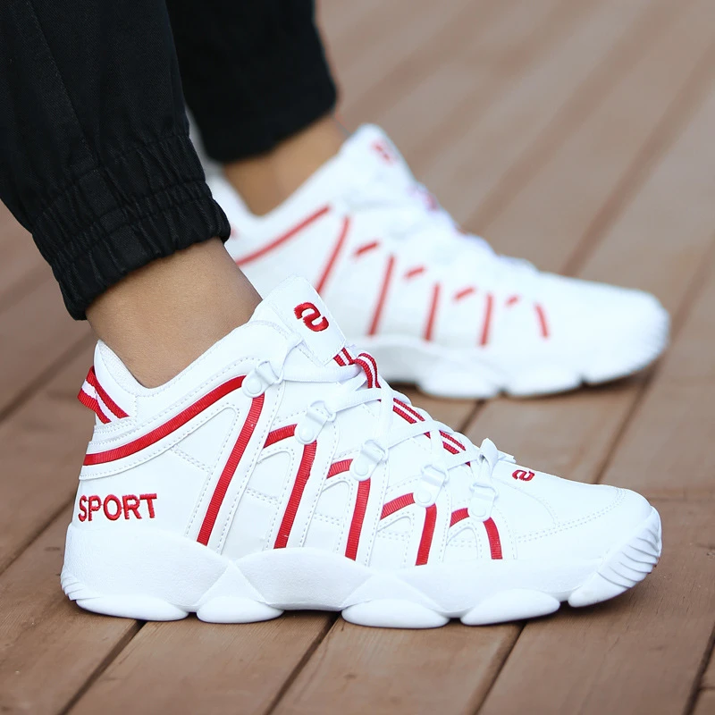 Cross border foreign trade zapatos de cuero de alta calidad para parejas zapatillas deporte de tamaño real de combate para mujer zapatos de verano para correr|Zapatillas de correr| - AliExpress