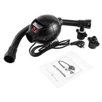 

Air Compressor Electric Air Tumbling Track Gym Pump Gymnastics Mats Pump Electric Air Pump for Inflate/Deflate Black