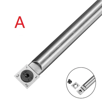 

Turning Tool/Aluminum Alloy Handle Wood Turning Tool Diamond Round/Square Carbide Tip Chisel Lathe Rotary Cutter AU