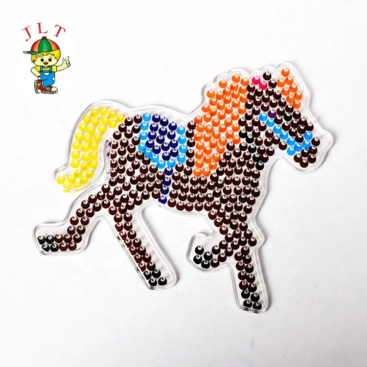 5 шт. 3D головоломки игрушки для детей Pegboards шаблоны для 5 мм Хама бусины игрушки предохранитель бусины