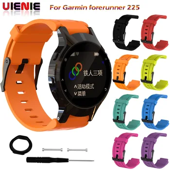 

UIENIE For Garmin Forerunner 225 Colorful Silicone Strap Sport Watch Band Replacement Wristband Bracelet Accessories With Tool