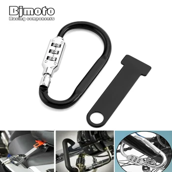 

Motorcycle Bicycle Helmet Security Locks Resettable Code PIN Spring Digit Combination Lock Travel Luggage Suitcase Code Padlock