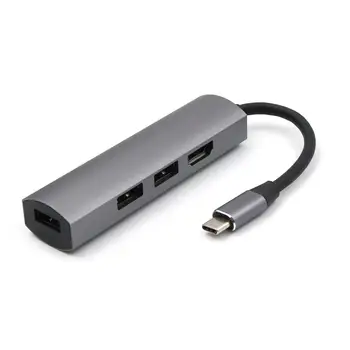 

EastVita For Type-C Hub3.0 + Hdmi4K 4 in 1 Notebook Mobile Phone Adapter Notebook for mate10mate20 P20 P30