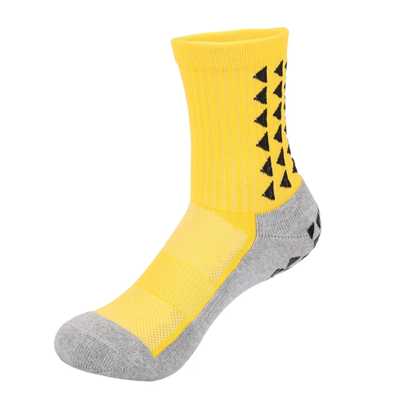 Нескользящие нескользящие носки-тапочки с ручками для взрослых мужчин и женщин - Цвет: Yellow
