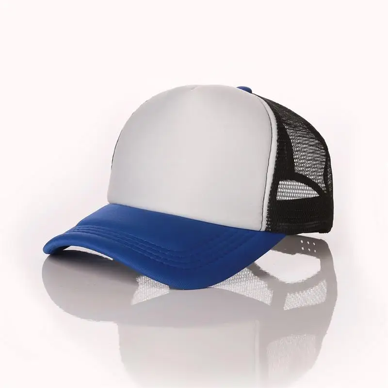 Blue White Black Цена по прейскуранту завода-изготовителя! Дешевые бейсболки для мужчин и женщин из полиэстера с логотипом - Цвет: Blue White Black