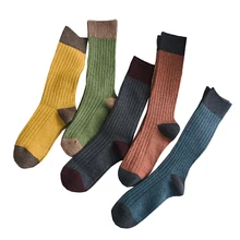 Женские теплые носки милые Harajuku красочные корейский стиль забавные Женские носочки 100 хлопок 1 пара каваи рождественские подарки Размер 35-39