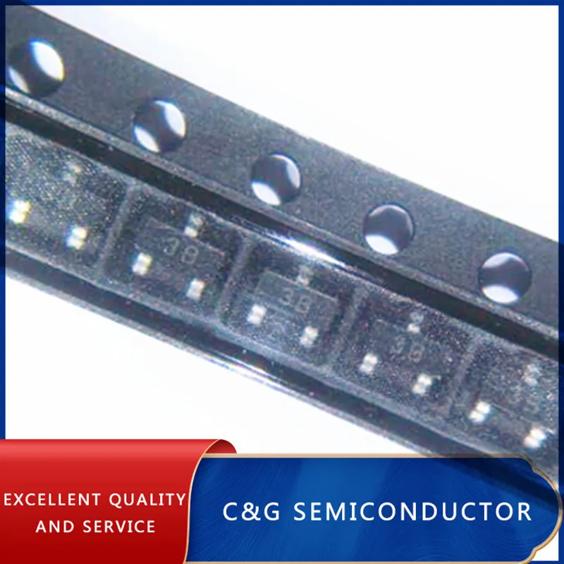 100pcs BC856B BC856 Marking 3B 0.1A 65V SOT-23 PNP Transistor
