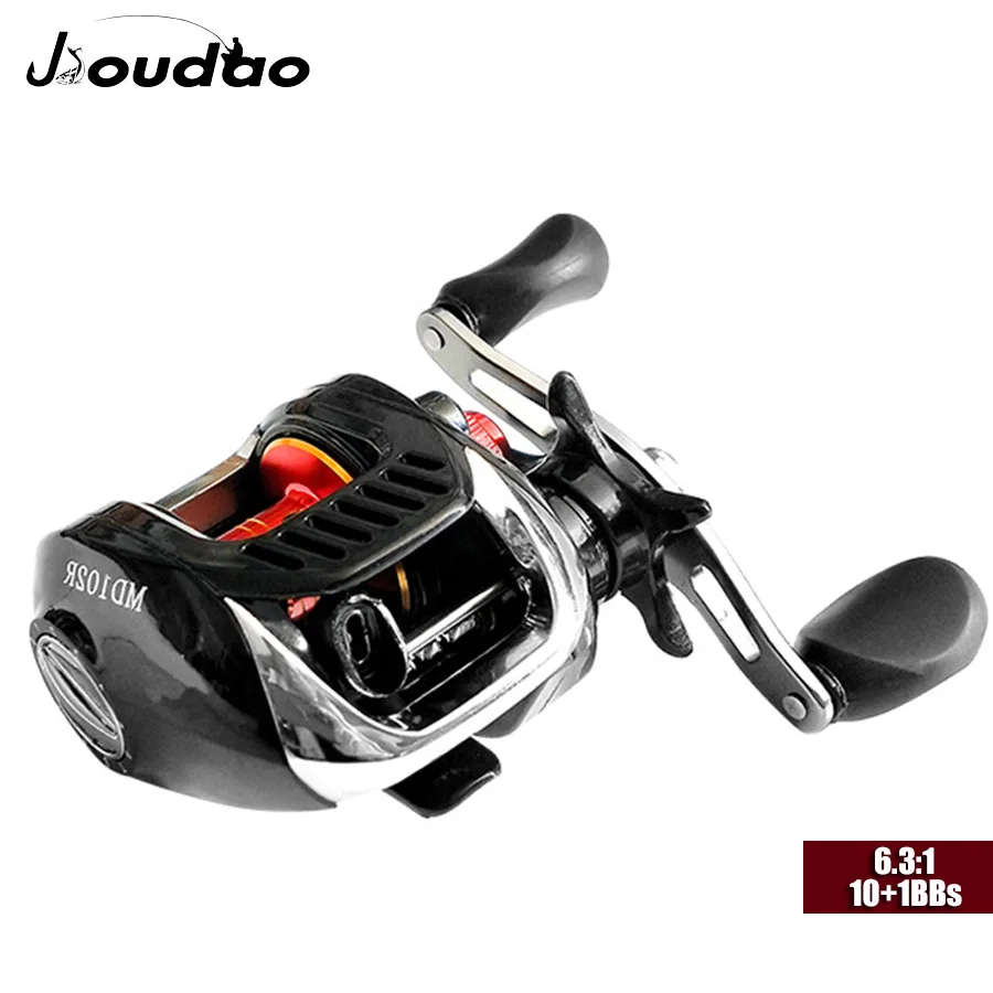 

6.3:1 Baitcasting Reel 5KG Max Drag 10+1BB Right /Left Handle Gear Bait Casting Wheel Fishing Tackle Freshwater