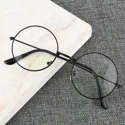 Retro Round Frame Anti-blue Radiation Glasses Ultralight Men Women Fashion Blue Light Blocking Glasses Eyewear Students