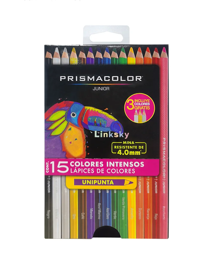 Lapices De Colores Prismacolor Junior Colored Pencils, Unipunta, Assorted  Colors, 12,15,24,36,48 Colors,papaer Box Set|Colored Pencils| - AliExpress