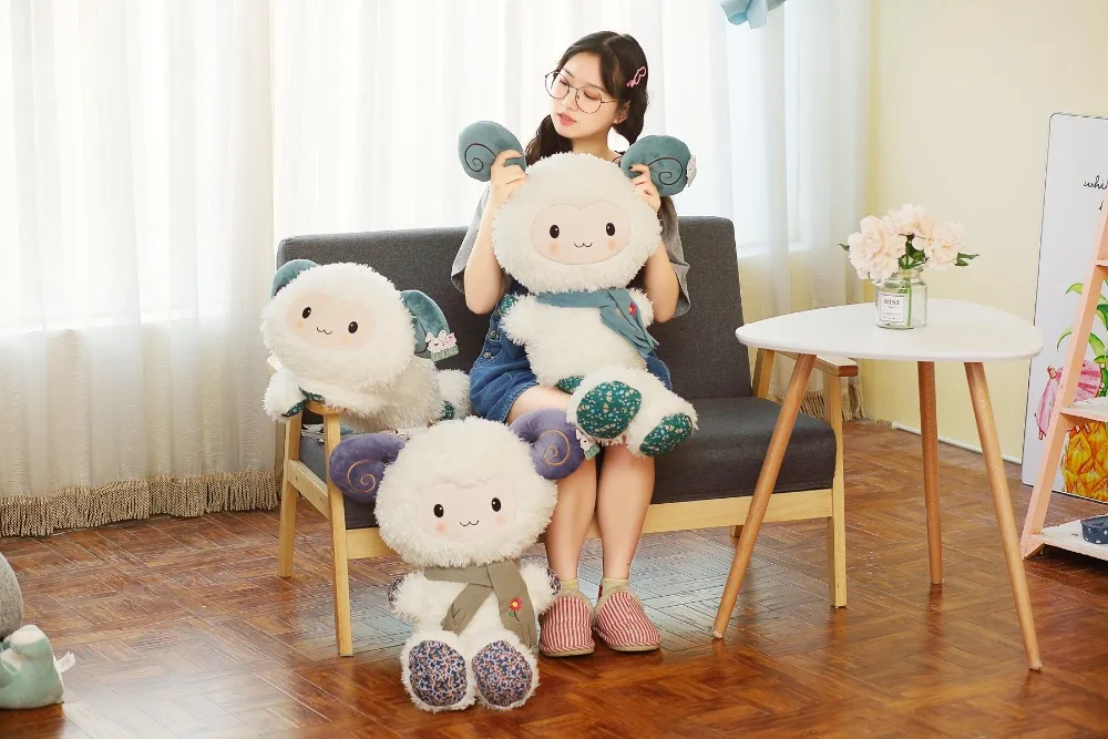 Дропшиппинг 85 см Peluche ягненок Мягкая Игрушка овечка плюшевый ягненок Подушка для детей Подарки для детей