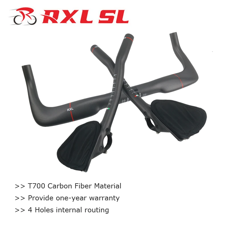 Рупор Руль RXL SL для триатлона TT штанга 31,8 мм UD матовый 380/400/420/440/460 мм Дорожный велосипед отдых Handlbar
