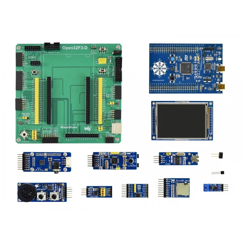 STM32F3DISCOVERY и материнская плата Open32F3-D + 15 комплектов модулей STM32F303VCT6 STM32 ARM Cortex-M4