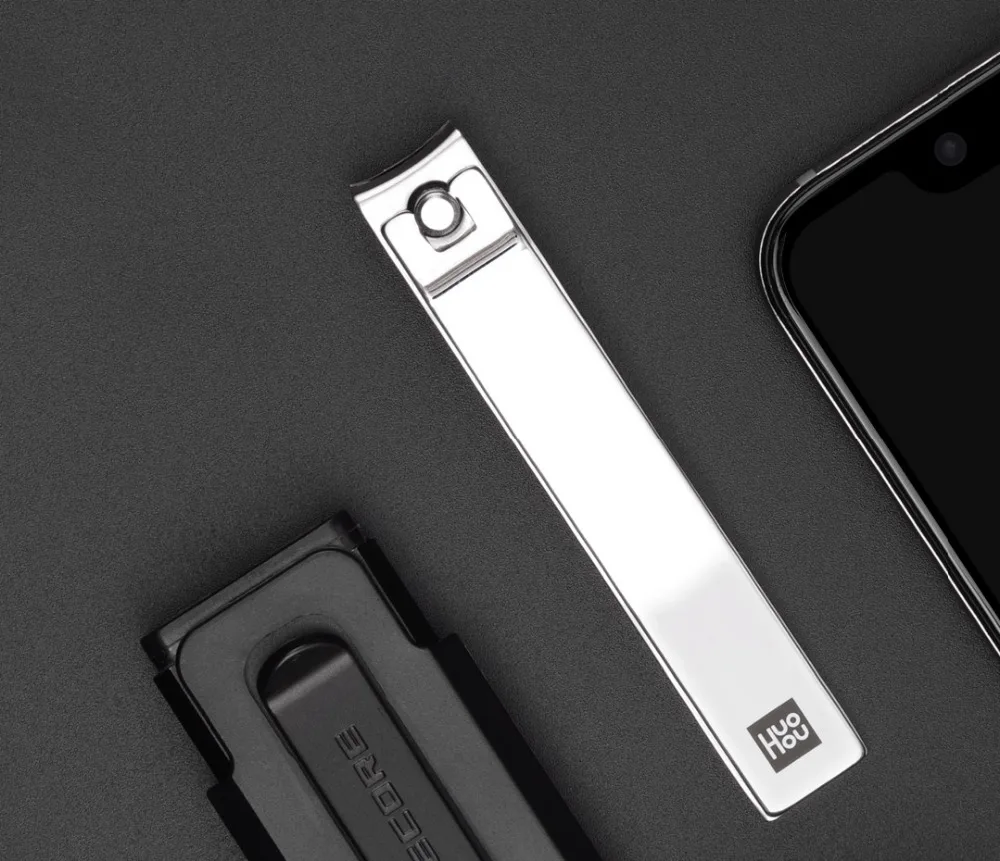 Xiaomi Mijia Huohou машинка для стрижки ногтей из нержавеющей стали профессиональный триммер для ногтей высокого качества кусачки для ногтей ног инструменты