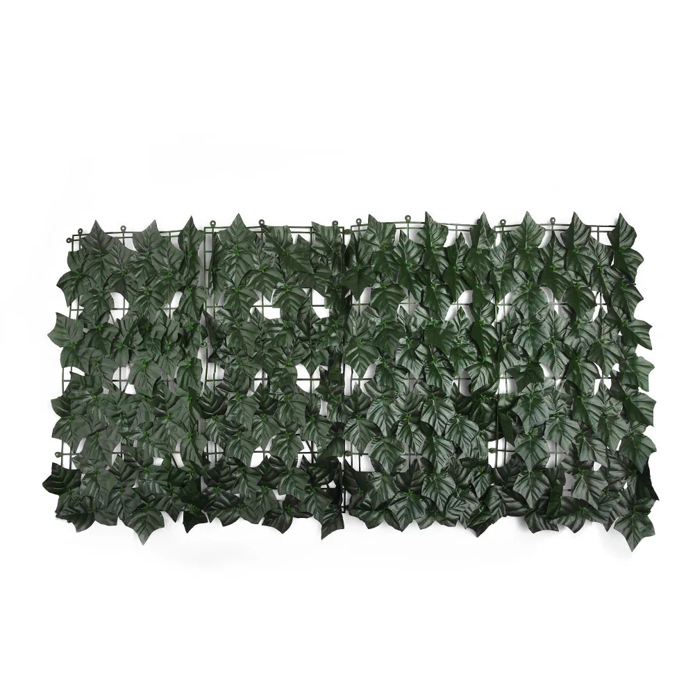 4PCS Artificial Hedge Panels Garden Fence Wall Landscaping Privacy Screen Mesh Trellis Home Outdoor Decor 25*50CM